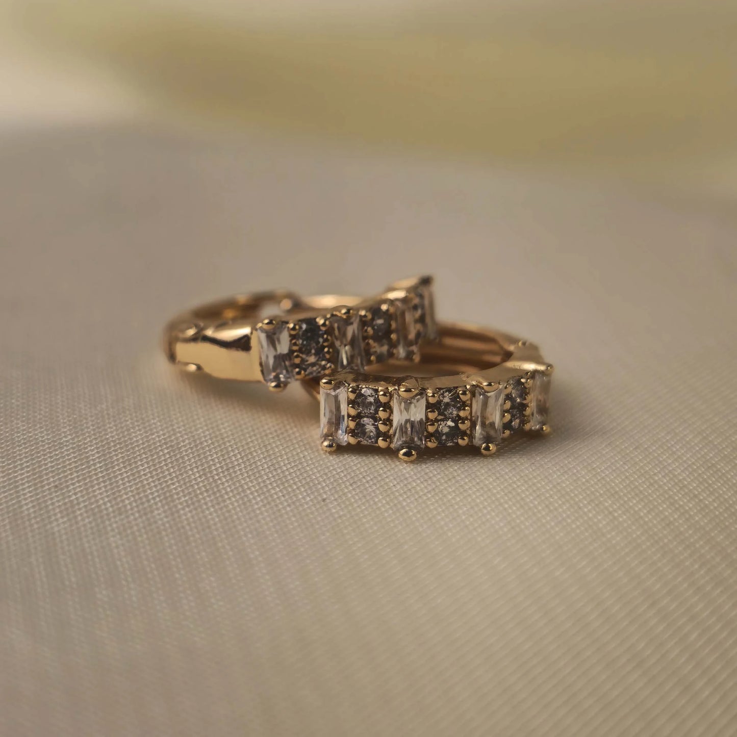 Crystal Edge Earrings