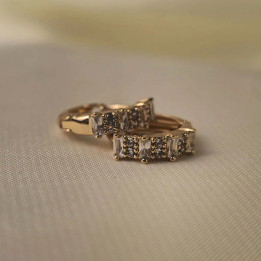 Crystal Edge Earrings