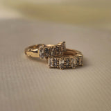Crystal Edge Earrings