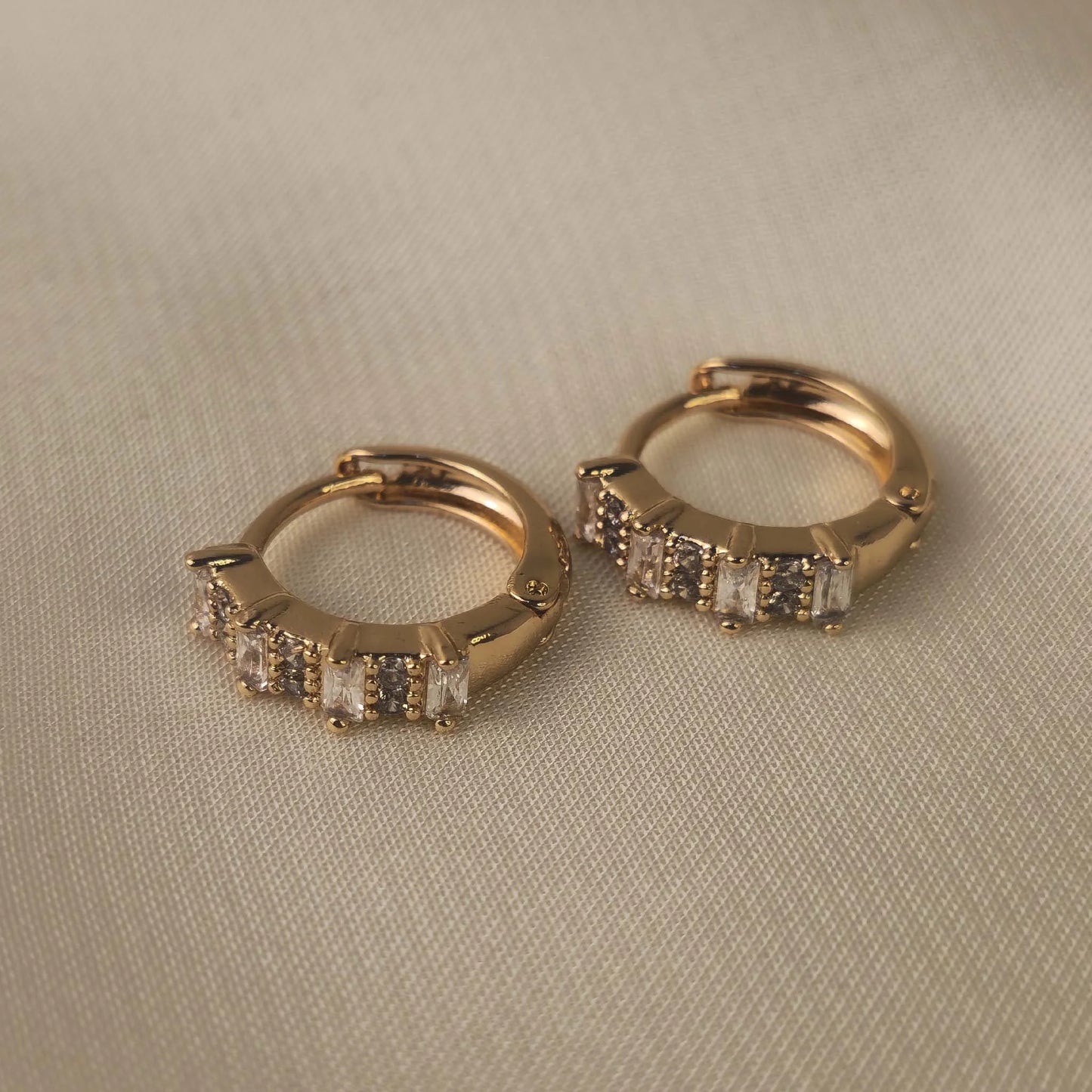 Crystal Edge Earrings
