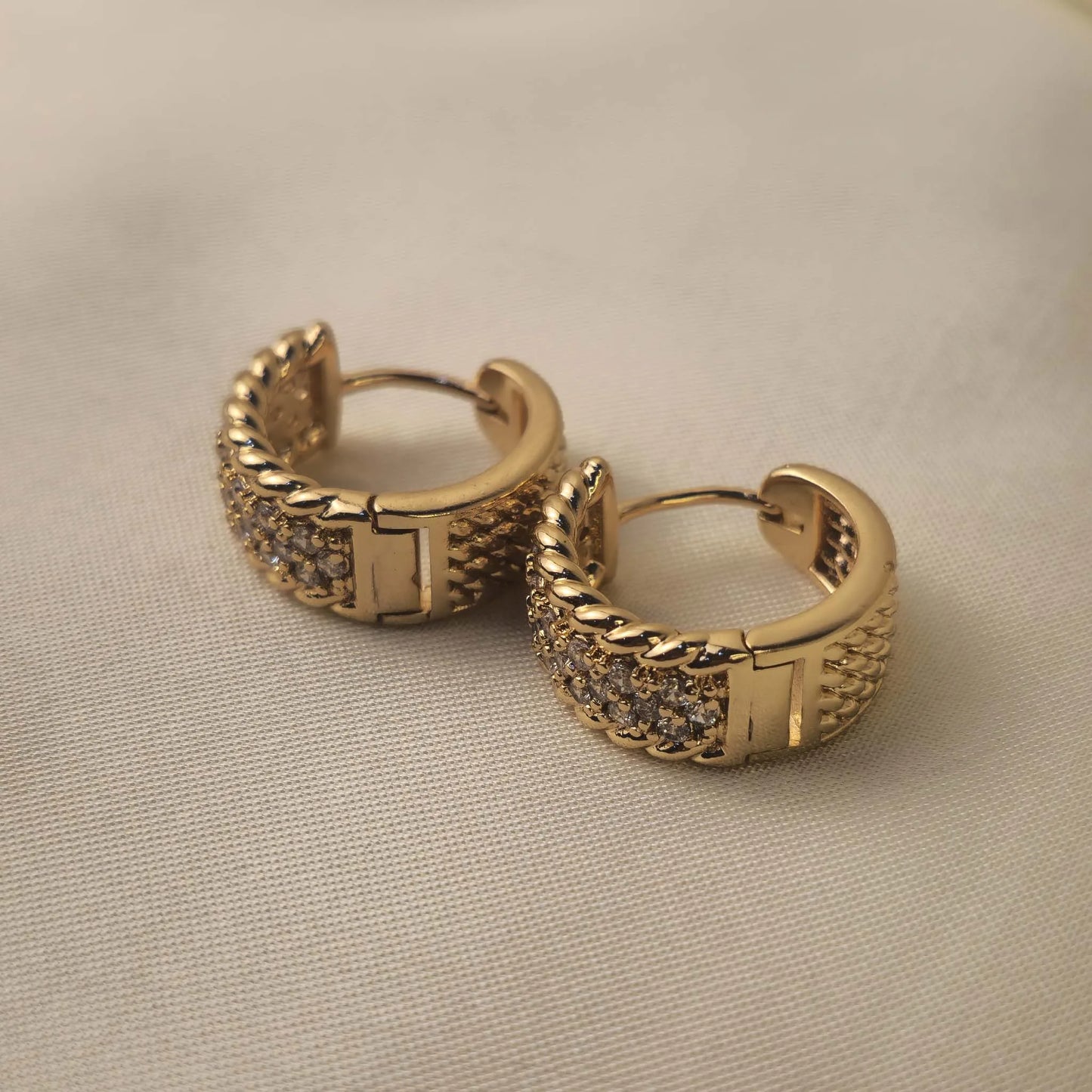 Golden Petal Earrings