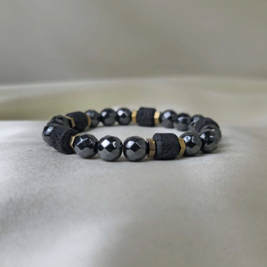 Obsidian Beads Bracelet