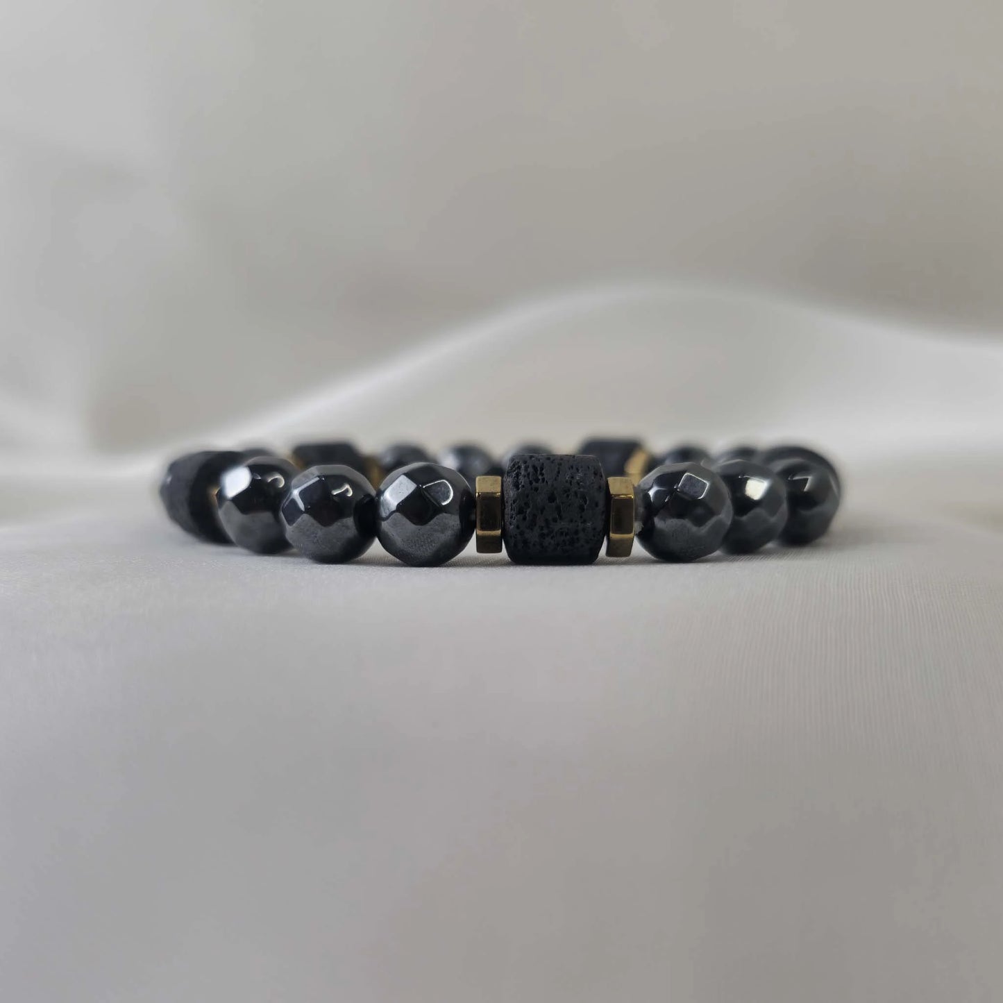 Obsidian Beads Bracelet